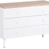 Lehto lipasto 101cm, valkoinen/tammi