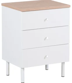 Lehto lipasto 51cm, valkoinen/tammi