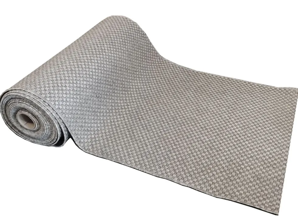 Louhi käytävämatto 120 cm vaaleanharmaa