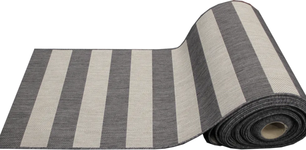 Lyon Raita käytävämatto 100 cm harmaa