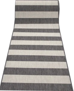 Lyon Raita käytävämatto 100 cm harmaa