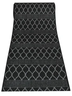 Marokko käytävämatto 80 cm musta