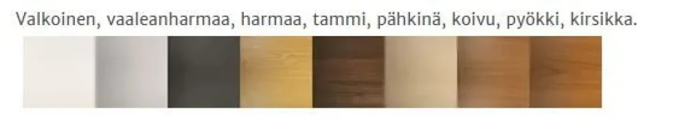 Mauno Tuppi Oy Avohylly 120cm, paljon värejä