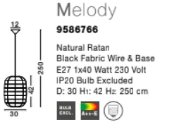 Melody rottinkivalaisin