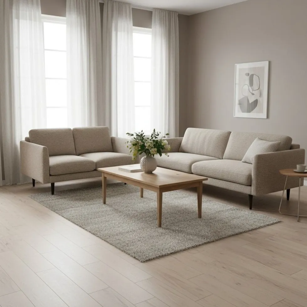 Neiser Lario 3+2 sohvakalusto, beige