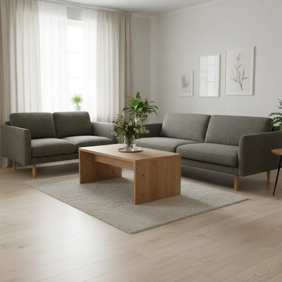Neiser Lario 3+2 sohvakalusto, vihreä