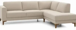 Neiser Rotterdam avokulmasohva, vaalea beige