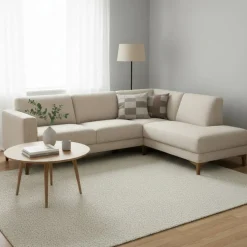Neiser Rotterdam avokulmasohva, vaalea beige