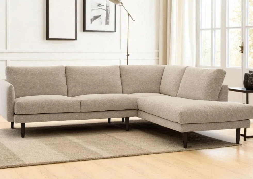 Neiser Toscana avokulmasohva, vaalea beige
