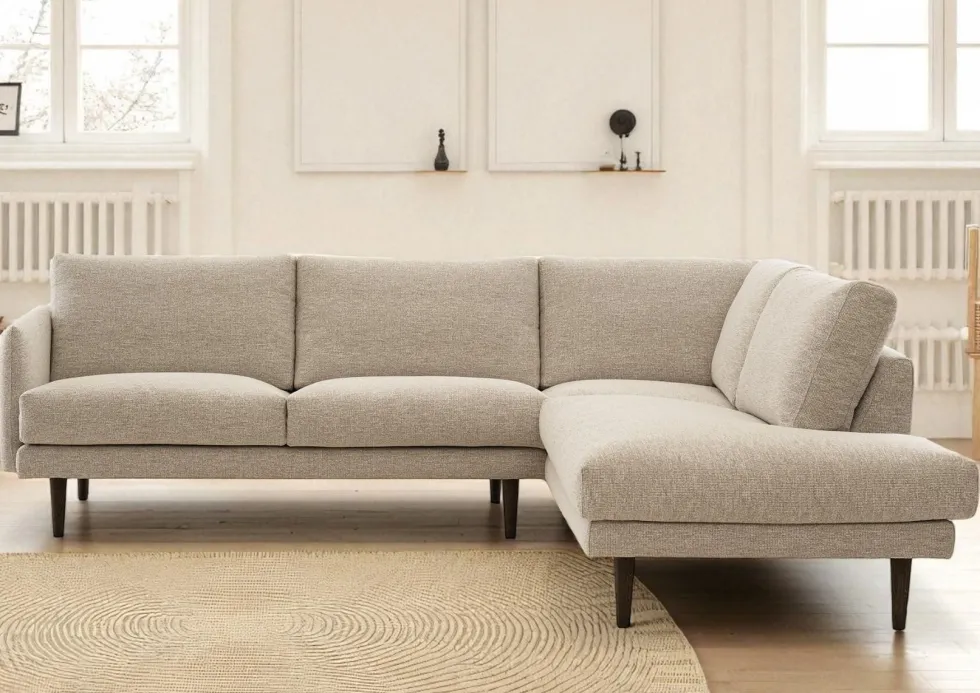 Neiser Toscana avokulmasohva, vaalea beige