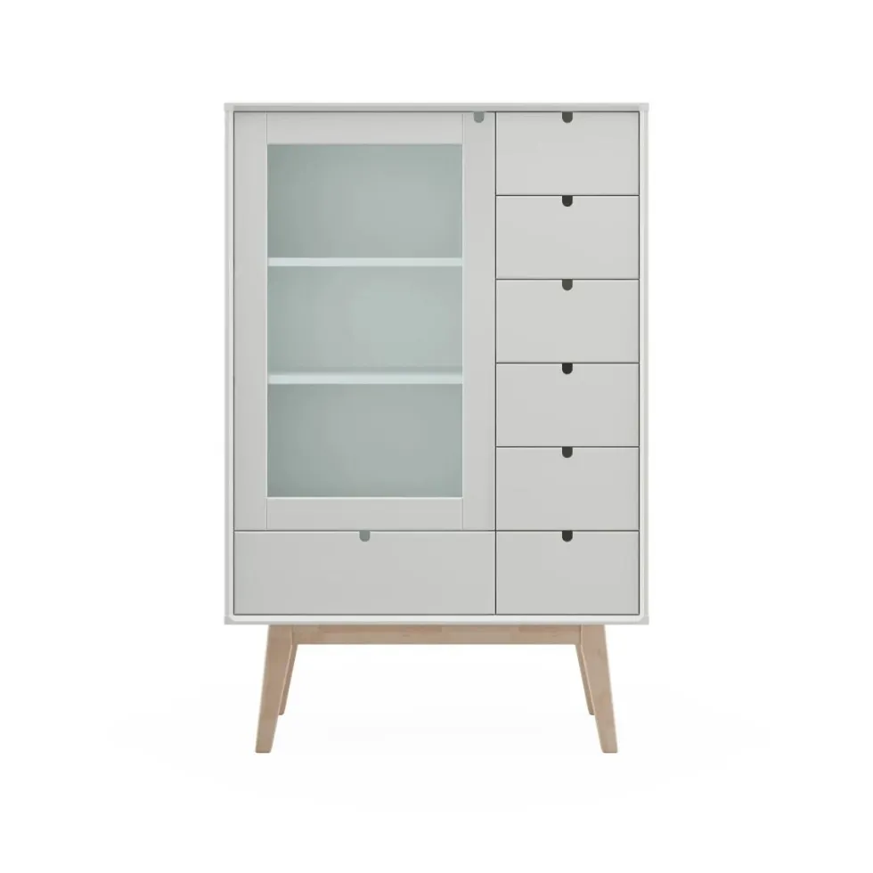 Notte vitriini 79cm, valkoinen