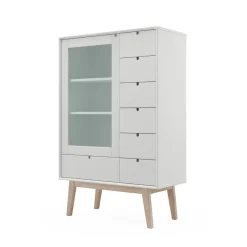 Notte vitriini 79cm, valkoinen
