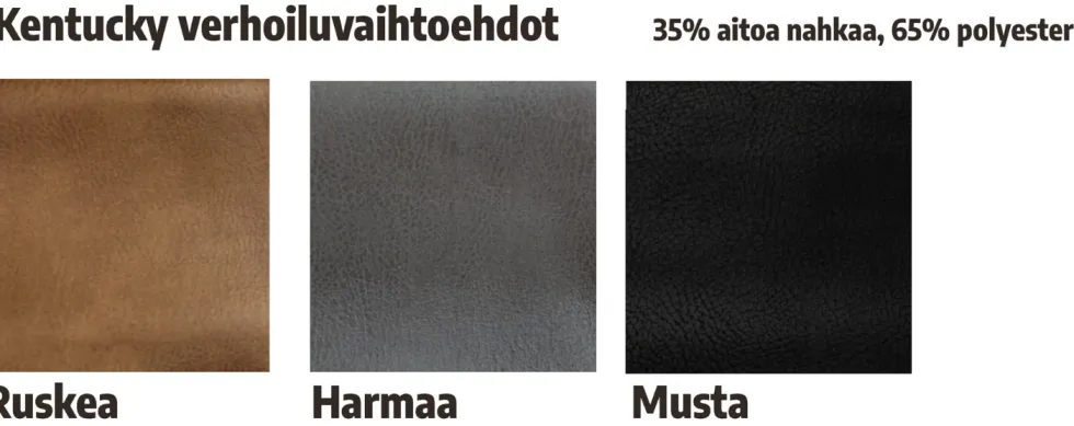 Panamera kulmasohva, eri värejä