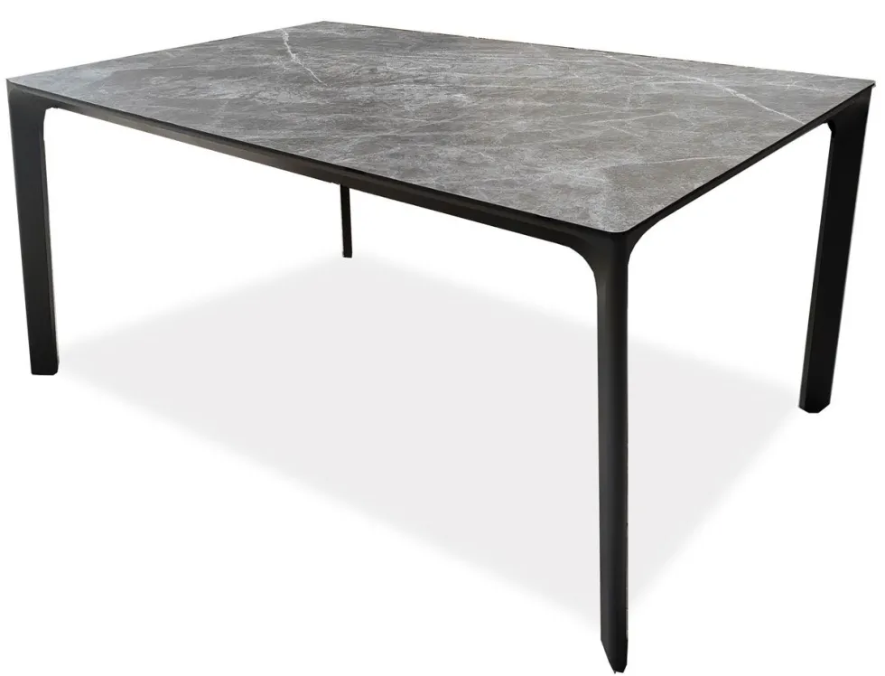 Parma pöytä 90x160cm antrasiitti, ulkokäyttöön