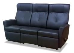 PK Furniture Kick 3-ist mekanismisohva, nahkaverhoiltu