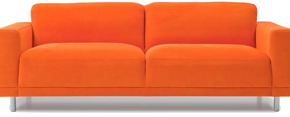 PK Furniture Pompano 3-ist sohva, kangasverhoiltu