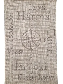 Pohjanmaa kynnysmatto, pellava 50x80 cm