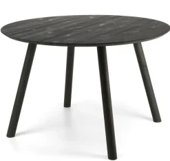 Pouta pyöreä ruokapöytä musta 115cm