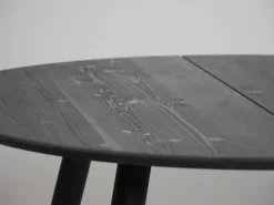 Pouta pyöreä ruokapöytä musta 115cm
