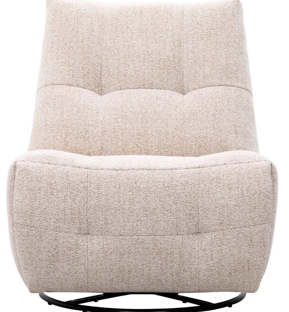 Rock pyörivä nojatuoli mekanismilla, beige
