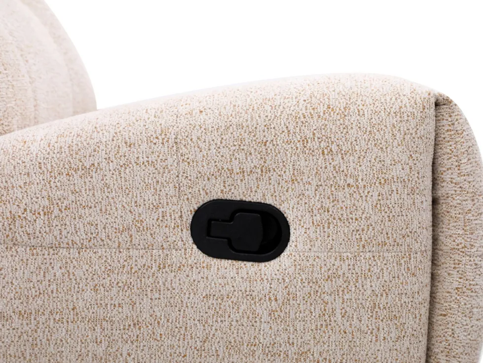 Rock pyörivä nojatuoli mekanismilla, beige