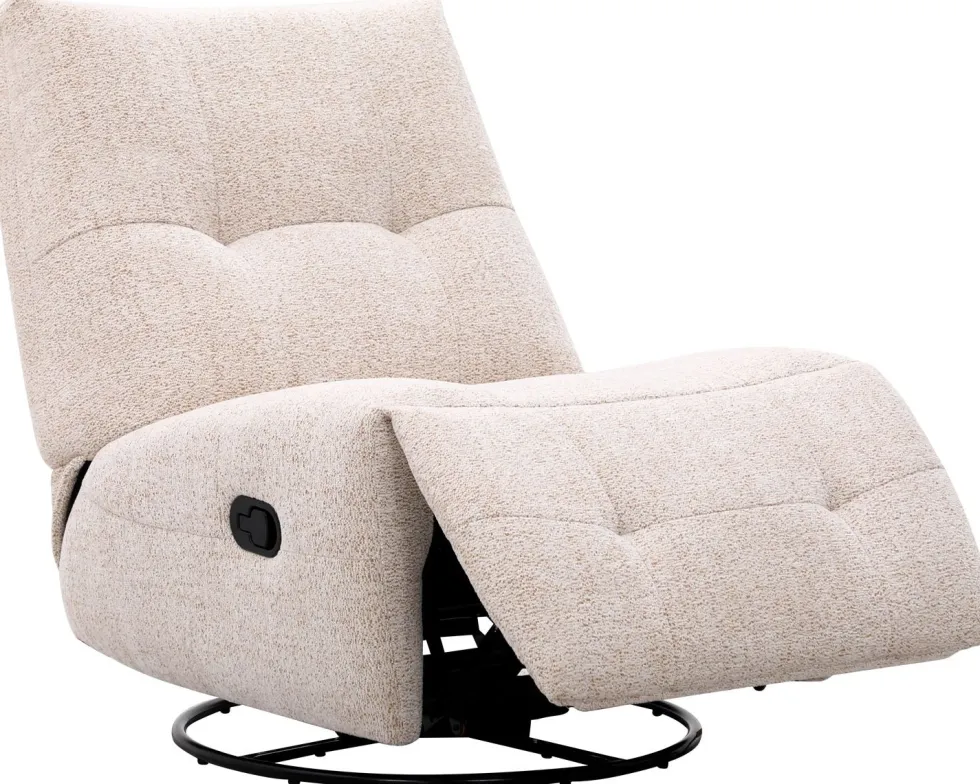 Rock pyörivä nojatuoli mekanismilla, beige