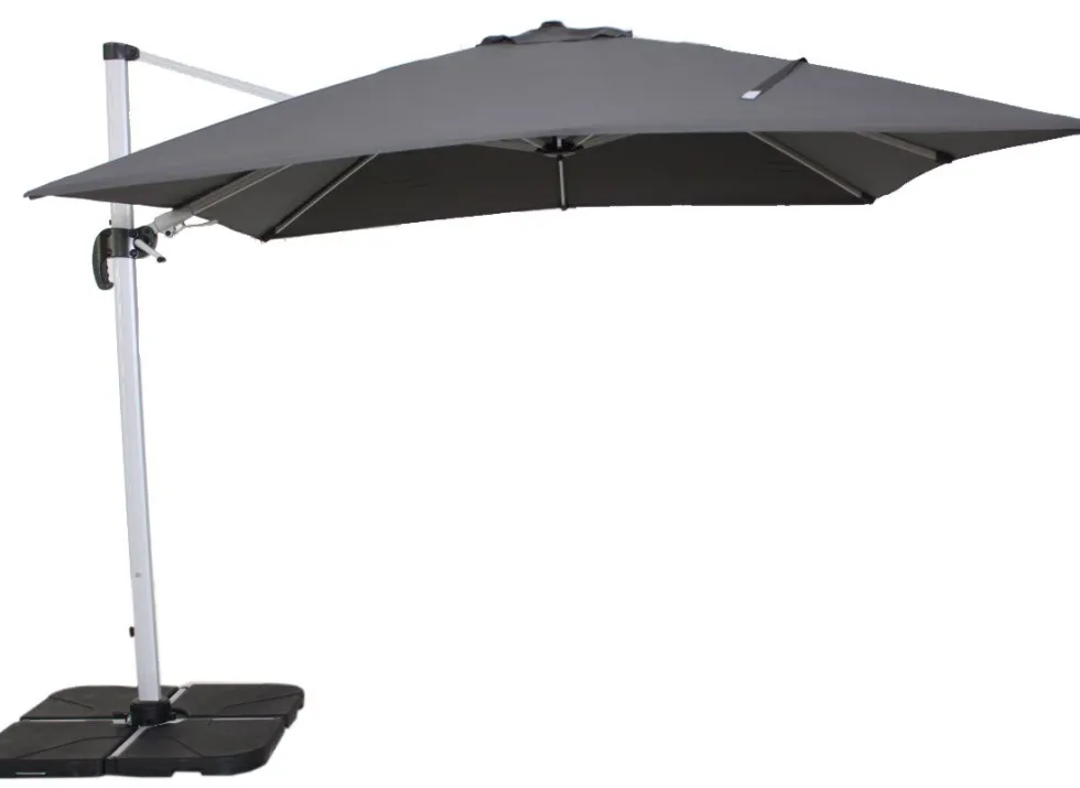 Roman LUX aurinkovarjo 3x3m, harmaa