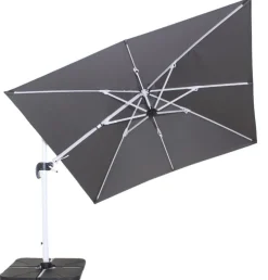 Roman LUX aurinkovarjo 3x3m, harmaa