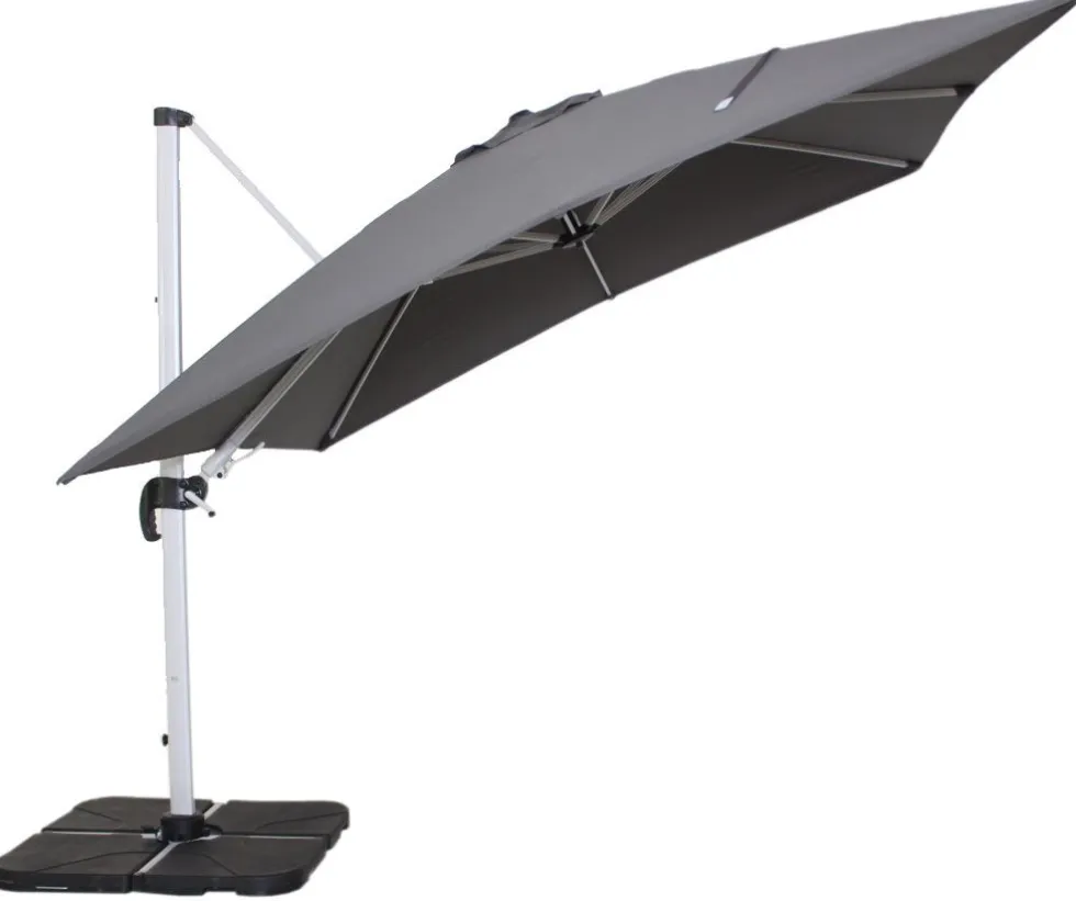 Roman LUX aurinkovarjo 3x3m, harmaa