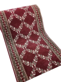 Roosa itämainen käytävämatto 76 cm