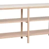 Rowico Orwel sivupöytä, beige/valkopesty