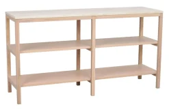 Rowico Orwel sivupöytä, beige/valkopesty