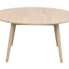 Rowico Tompkins pyöreä sohvapöytä 90cm, valkopesty tammi