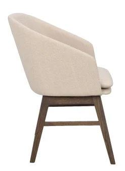 Rowico Windham nojatuoli, ruskea/beige