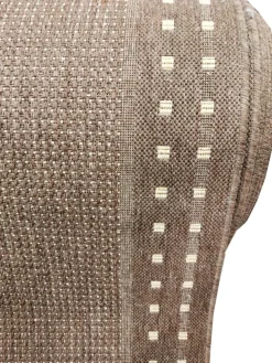 Ruutu käytävämatto 100 cm ruskea