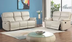 Scarlett sähkösäätöinen 3+2 sohvakalusto, vaalea taupe