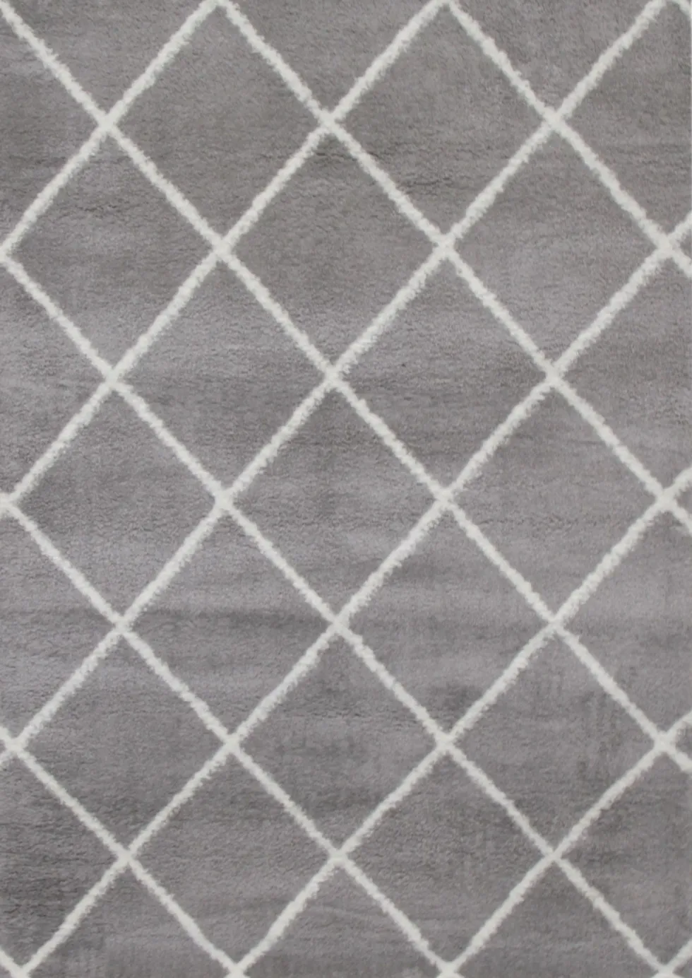 Silkyway nukkamatto, harmaa/valk, 200x285 cm