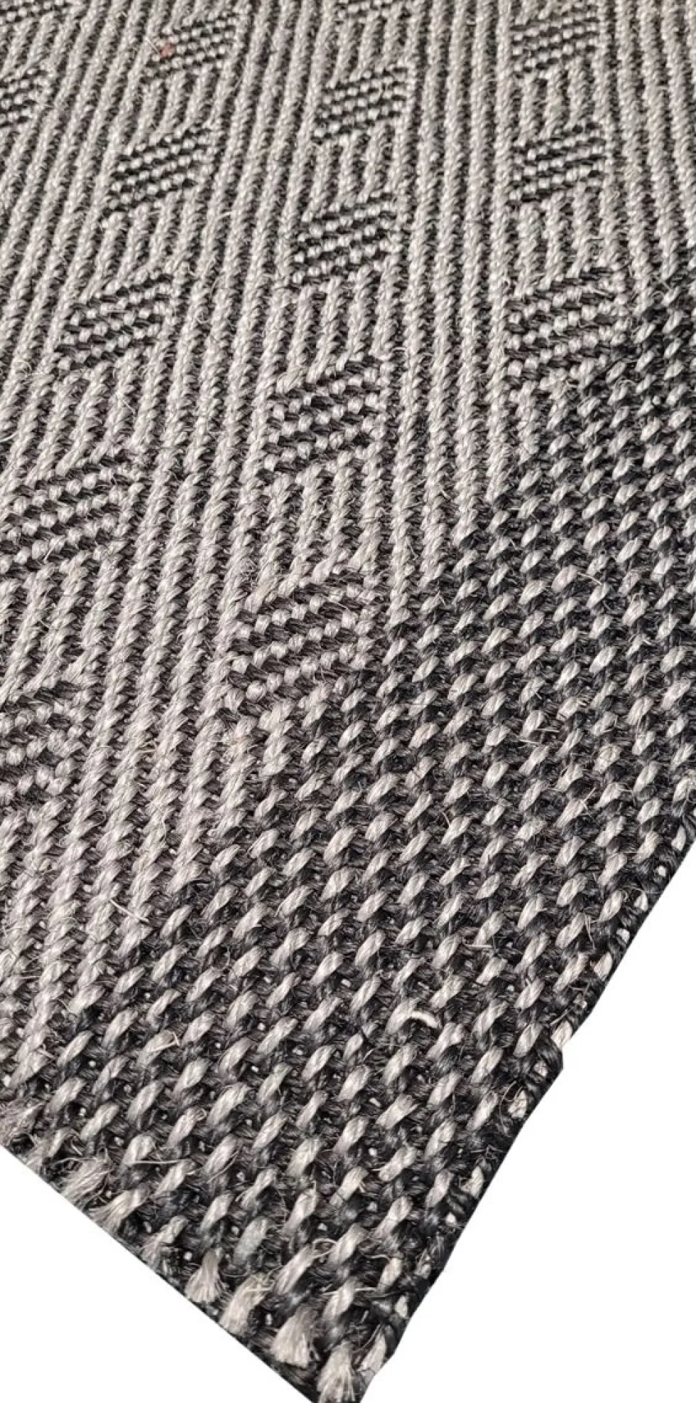 Sisal käytävämatto 90 cm salmiakki