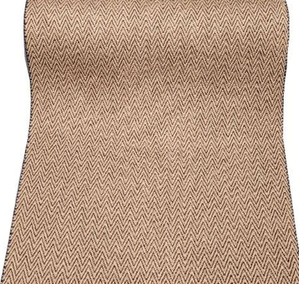 Sisal käytävämatto 90 cm Ziczac natural