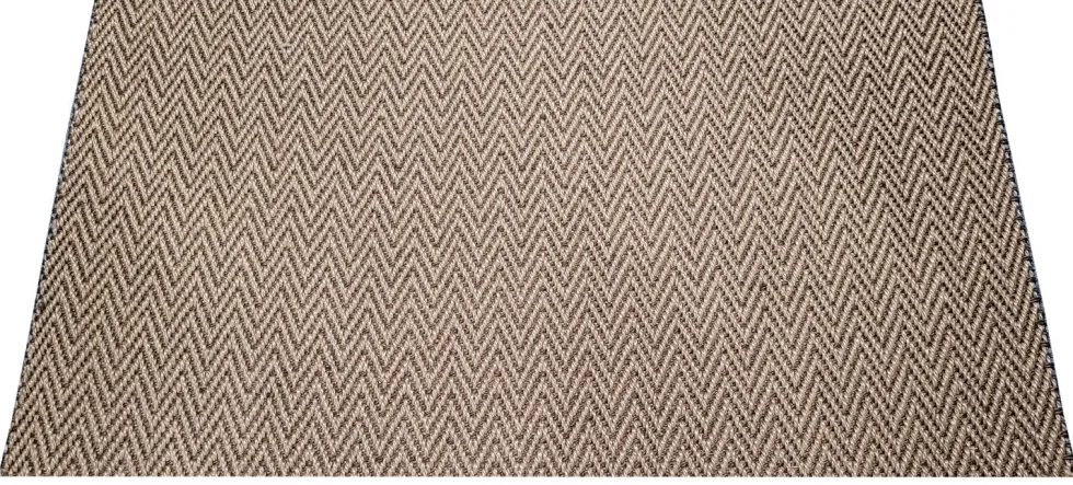 Sisal käytävämatto 90 cm Ziczac ruskea