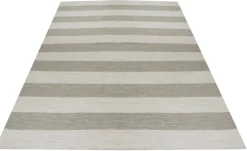 Stripe villamatto beige-valkoinen, eri kokoja