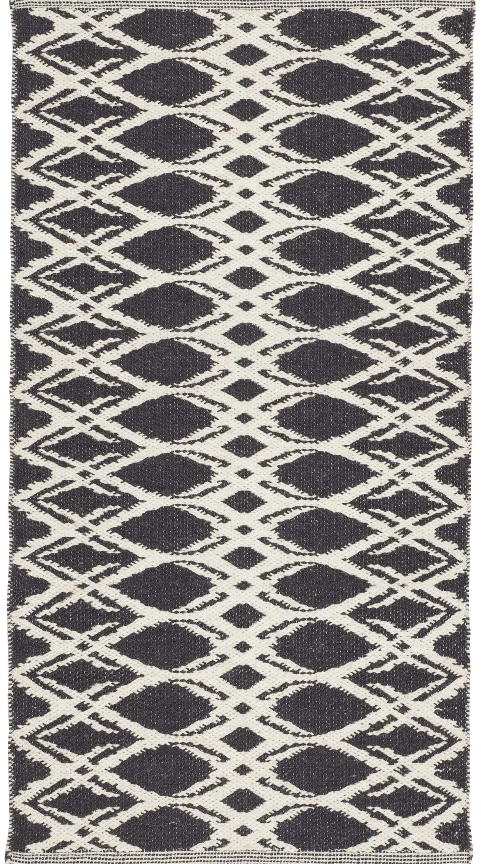 Svanefors Staffan 70x240 cm, musta-valkoinen