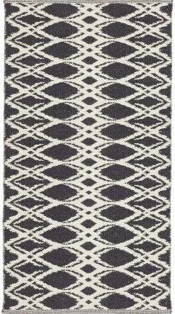 Svanefors Staffan 70x140 cm, musta-valkoinen