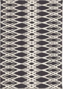 Svanefors Staffan 160x230 cm, musta-valkoinen