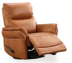 Texas reclinertuoli, ruskea nahka