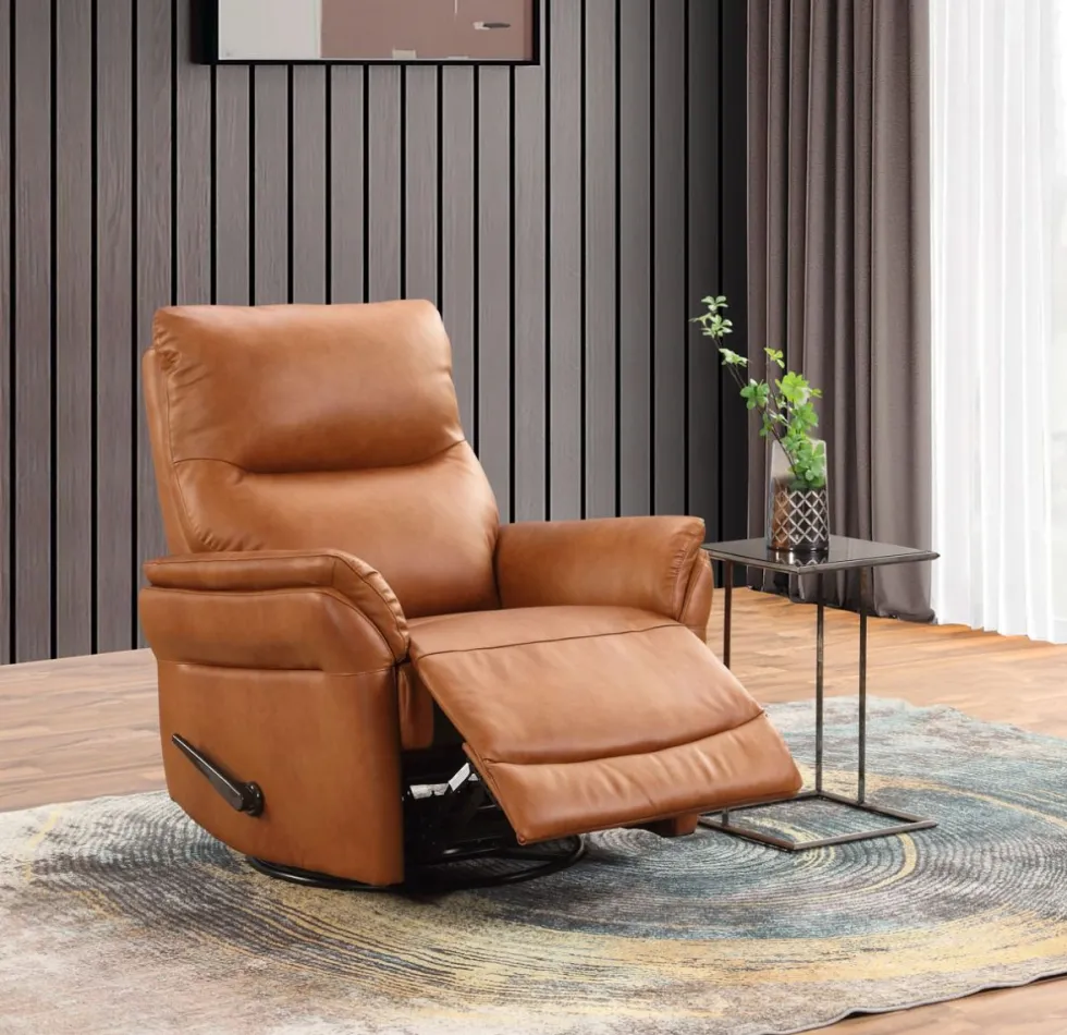 Texas reclinertuoli, ruskea nahka