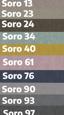 Toledo 2-istuttava sohva, eri värejä