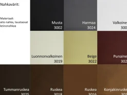 Unico Flamingo 2-istuttava nahkasohva, eri värejä