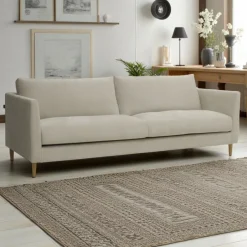 Unico Kelo 3-istuttava sohva 232cm, vaalea