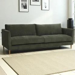 Unico Kelo 3-istuttava sohva 232cm, vihreä